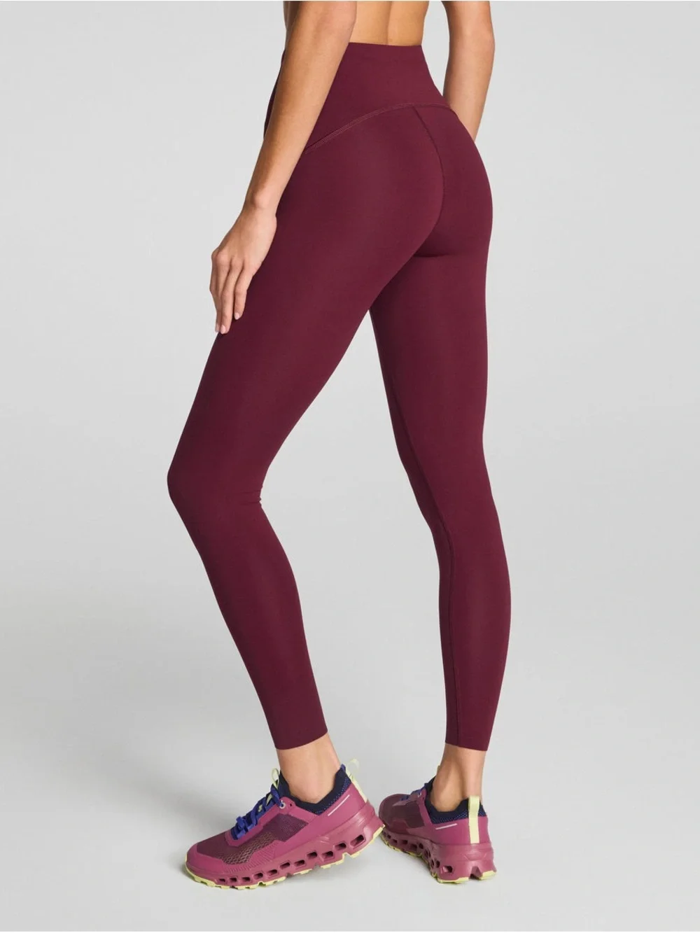 SPANX Body Boost full length High-Waist Leggings in Roseberry NWT XS - Picture 2 of 7